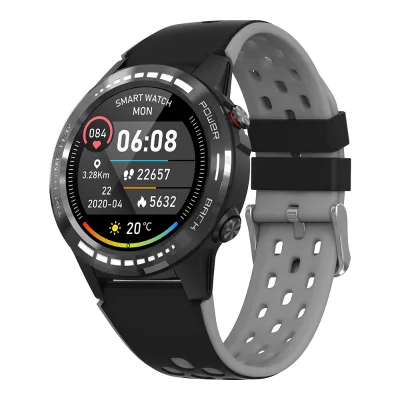 Round IPS Smartwatch IP67 Waterproof Real Heart Rate Health Tracker GPS Sport Needle Watch Full Touch Screen Smart Watch