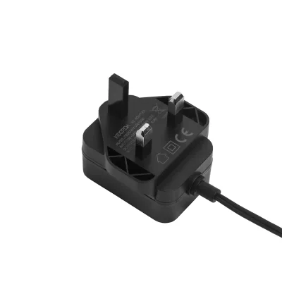 Versatile 100-240V Wall Plug Adapter 9V 0.5A 5V 1A/2A Options PC ABS Material LED Light 12VDC Output ROHS Certified 50/60Hz