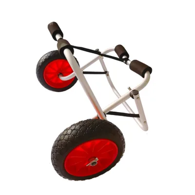 Universal Canoe Carrier Kayak Wheels Trolley Cart Aluminum Folding Marine Cart Outdoor Sports Trolley