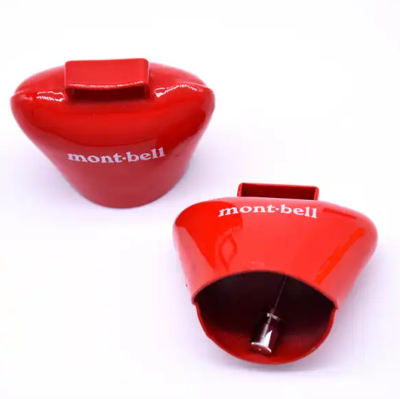 Hot Selling High Quality Metallic Red  Small Cow Bells Outdoor Sports Cow Bell Cow Bell
