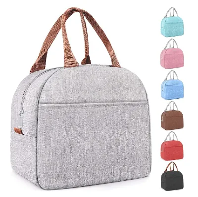 New Fashion Non-Woven Thermal Lunch Cooler Tote Bag Waterproof Insulated with Letter Pattern Custom Logo OUXTUN OEM/ODM