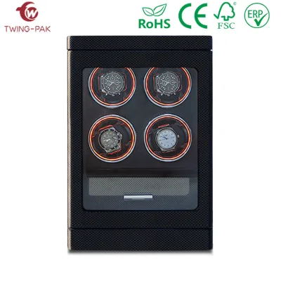 Watch Winder Box with Extra Storage on Automatic Winder for Famous Brand Watches with Fingerprint Lock Funtion