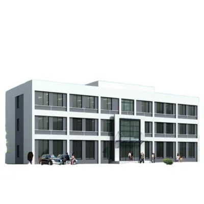 High Rise Steel Structure Building Prefabricated Warehouse Workshop Office With PEB Welded H Shaped Steel Hot Dip Galvanization