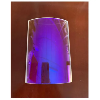 Dichroic Curved Quartz Glass Reflector
