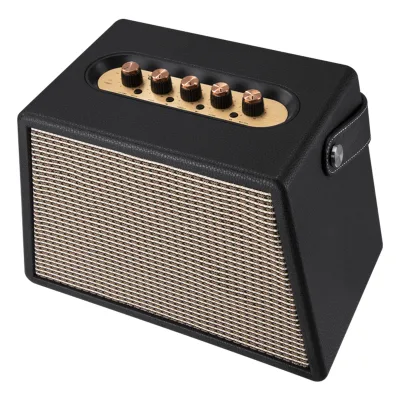 Wooden Loud Speaker With Handle HIFI Christmas Gife for Father Children Toy