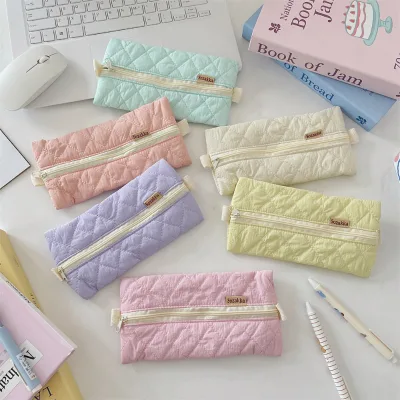 Pencil Case Pen Case Office College School Storage Bag Pouch Holder Box Organizer Makeup Pouch Cosmetic Bag