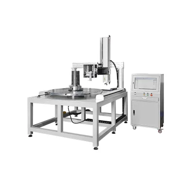 Rotary Dot Peen Marking Machine 2400W Aerospace Gantry Automatic Scribe Marking Equipment for Boeing AirBus Engine Parts