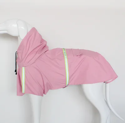 C&C Waterproof Dog Clothes Raincoat Pet Dog Rain Coat Puppy Jacket Coats With Glisten Raincoat for Dogs