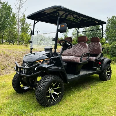 2025 Electric Off-road Golf Cart 4 Seats All Terrain Suitable for Camping and Hunting Mini Ev Electric Golf Cart Truck for Sale