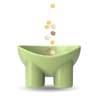 JOYPET Anti Overturning Pet Bowl Wholesale Bowl Colorful Elephant Leg Neck Bowl Cat Food