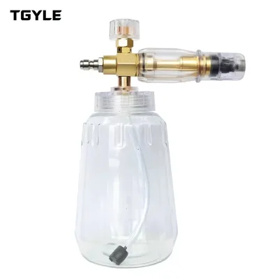 1L Fully Transparent Plastic Foam Lance High Pressure 8MPa Pressure Water Pumps Car Washer Nozzle Foam Gun Sprayer Cannon Foam