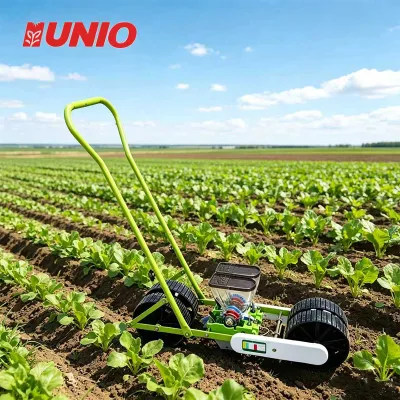 Hot Selling Walk Hand Pushing 1-6 Row High Precision Gear Seeder Machine for Corn Vegetable Onion Seeds Sowing High Productivity