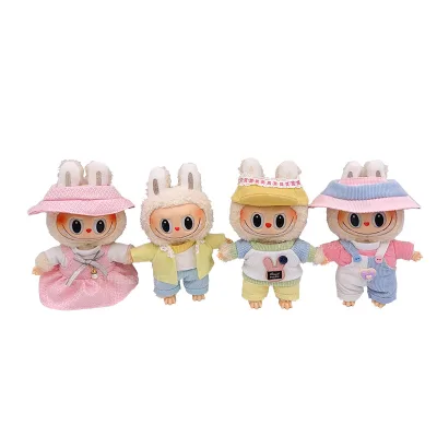 Best Selling Labub Collection of Creative 17cm Doll Outfit Suit Durable and Stylish Labbu Doll Clothes Accessories