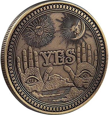 Yes NoThe Decision Coin Decision Maker Coins Lucky Choice Collectors Coin
