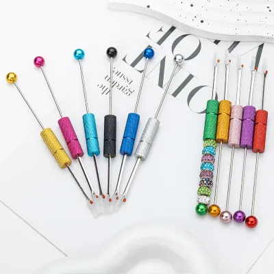 Colorful DIY Beadable Sewing Seam Ripper Metal Thread Cutter Tool for Needlework Craft Quilting Stitch Unpicker Seam Remover