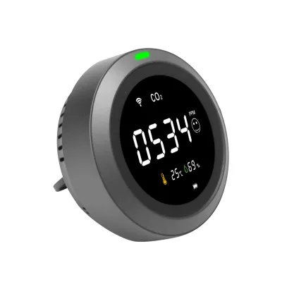 GIRIER Tuya Smart CO2 Detector WiFi Indoor Air Quality Monitor Temperature Humidity Sensor