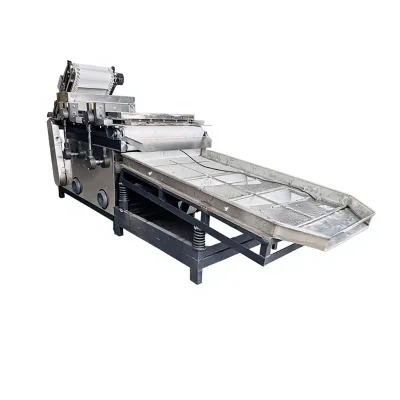 High Efficiency Peanut Crumb Production Line Roasting Peeling Crushing Sieving Packaging Machine