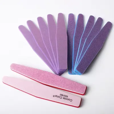 Double-sided 100 180 Sand Nail Polish Sand bar Grinding and Rubbing File for Trimming and Removing Nails Double-sided Nail File