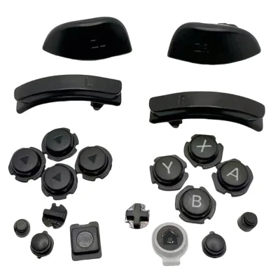 NS Full Set of Left and Right Plastic Joystick Buttons L R ZL ZR SLSR Joystick Joypad- 20 Game Accessories