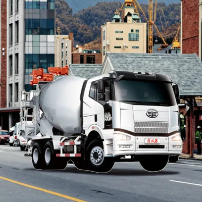 FAW High-Capacity Diesel Concrete Mixer Truck New Manual Transmission Reliable Fuel-Efficient for Construction Projects Euro 5
