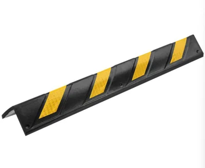 YOUCHAO Traffic High-Intensity Prismatic Reflective Rubber Wall Protector Corner Guard for Parking Lots Model YC-HJ800-1