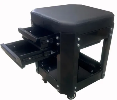 Rolling Work Seat with Built in Tool Box