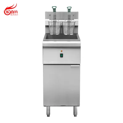 Commercial 28L Electric Deep Fat Fryer, Potato Chips Frying Machine Stainless Steel Kitchen Equipment Model OV-20