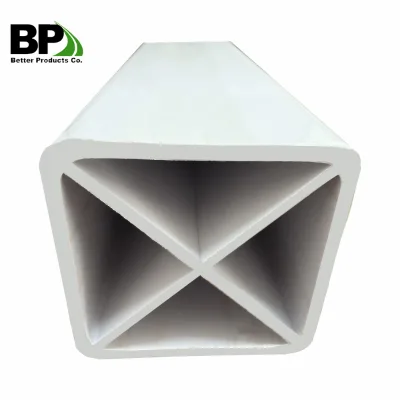 White Power Coated Post Plastic Sign Post Traffic