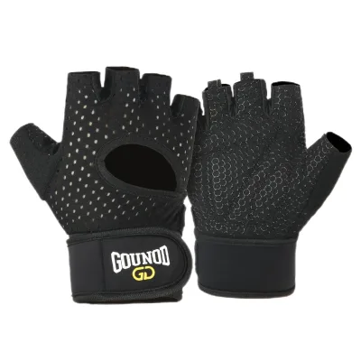 Customized Weightlifting Gloves for Men Bicycle Bodybuilding Workout with Wrist Bands Gym Fitness Gloves