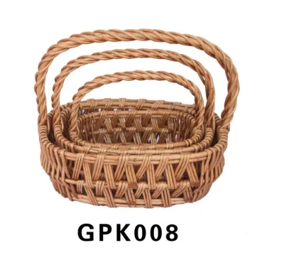 New Rattan Basket for Storage Eco-fiendly Wicker Sea Grass Storage Basket Made in China
