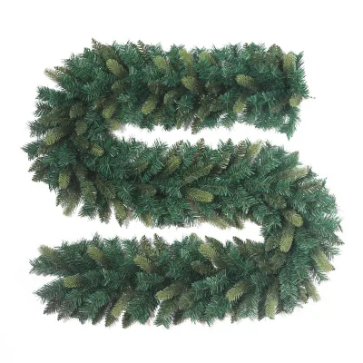 Customizable 270cm PVC Pine Shape Christmas Garland Indoor and Outdoor Special Design Decorations for Party