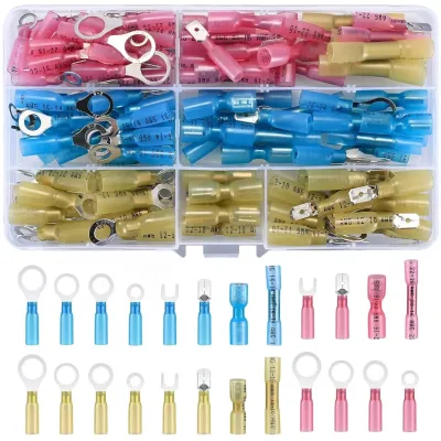 Hot Selling 120pcs Waterproof Connection Terminals Heat Shrink Butt Connector Premium Product Category Connectors & Terminals