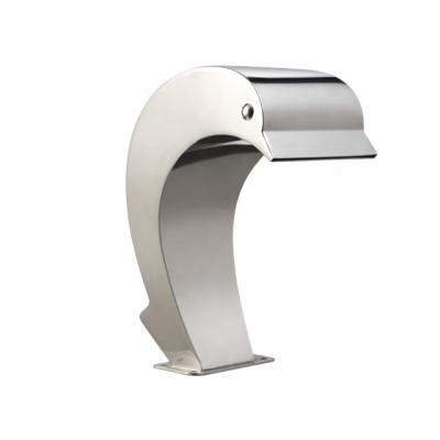 Stainless Steel 304 Crown Waterfall for Outdoor Hotel & Spa Garden Elegant Pool Waterfall Fountain