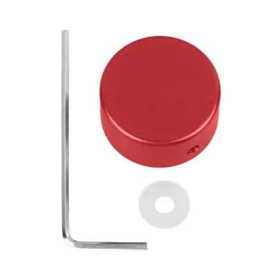 Pedal Footswitch Topper Aluminum Electric Guitar Spike Protection Effect Pedal Foot Nail Cap Red