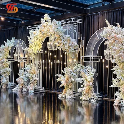 SMOOTH White Frame Gate Door Shape Backdrop Stand Arched Decoration Event Decor With White Film Arch Event