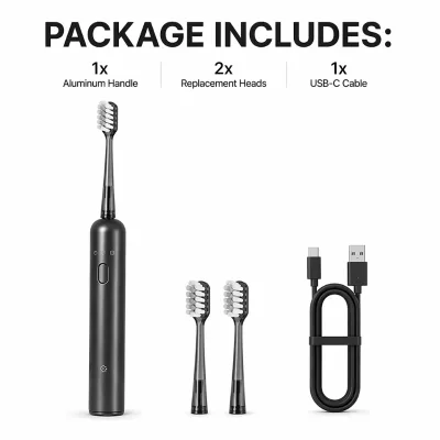 Carepik Advanced 3 Gears Automatic Toothbrush Aluminium Factory Advanced 3 Vibration Modes Sonic Alloy Factory Direct