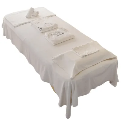 7pcs White Custom Name Embroidered Salon Towels Set Washcloth Towel Set for Body and Face, Makeup