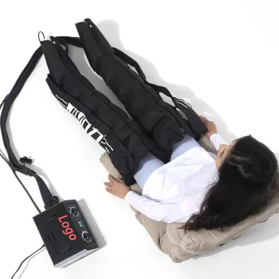 6 Airbags Chamebrs Full Leg Air Compression Leg Recovery Boots With 6 Working Modes