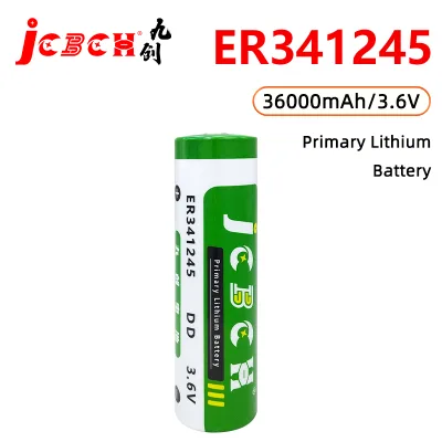 JCBCH ER341245 Smoke Alarm, Probe Coal Mine Source Locator, Industrial Control PLC, Turbine Flowmeter 3.6V Li-SOCl2 Battery
