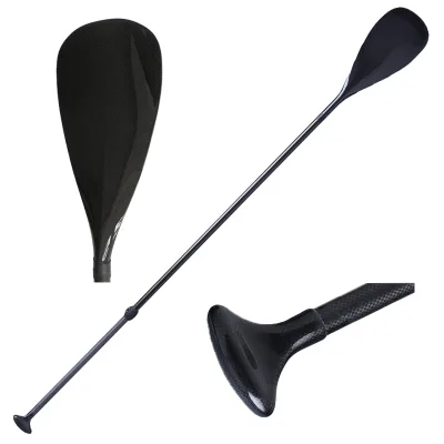 Popular Fishing Water Sports SUP Paddle 3K Twill 2PCS Carbon Fiber Sup Paddle T Handle Surf Beach Accessories