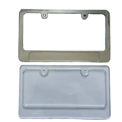 Hot Sale  clear  License Plate Protector and Motorcycle License Plate Frame