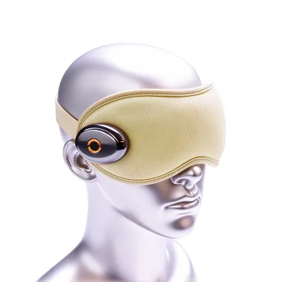 Relaxing and Sleeping Eye Masks Relief Eye Care Equipment Electric Vibrating Eye Massager with Heat Compression and Cooling