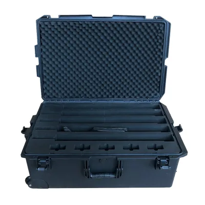 M6950 Hard Protective Case Engineers PP EVA Lining IP67 Waterproof Black Safety Equipment 3-Year Warranty Double Spinner OEM/ODM