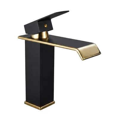 Manufacturers Wholesale Modern Single Handle Ceramic Valve Core Faucet Sprayer 2 Hoses Bracket Holder Deck Mounted Bathroom Tab
