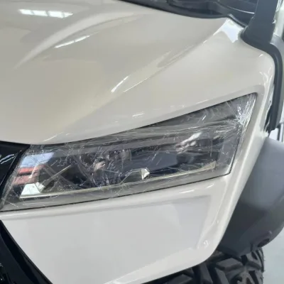 LED Headlight Assembly for Electric Golf Cart LSV Utility Buggy, Replacement Front and Rear Head Lamp Spare Parts
