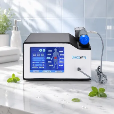 Portable Desktop Electromagnetic Shockwave Therapy Device for Shoulder Rotator Area and Back Comfort Equipment