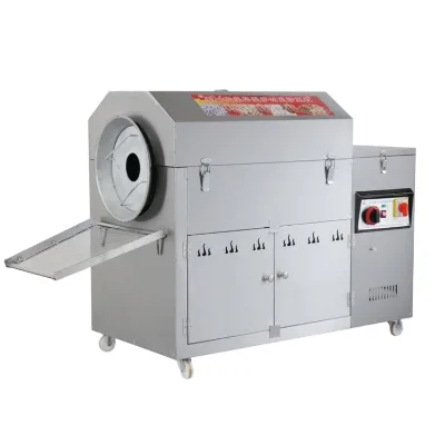 Peanut Sesame Almond Melon and Coffee Stir-frying Machine Household Stainless Steel Walnut Nut Cocoa Bean Roaster