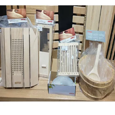 Harvia Wholesale Moisture-Proof Explosion-Proof Sauna Room Accessories Sauna Bucket Thermometer Lamp Timing Hourglass