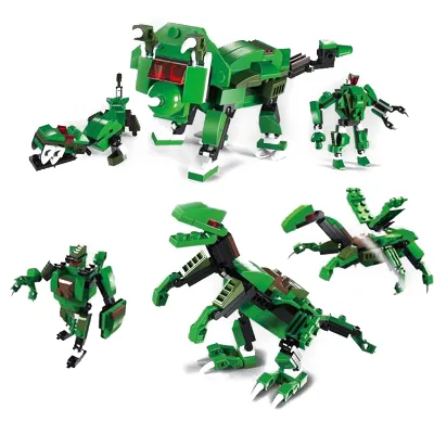 Changxi Trade Kids Dinosaur Building Block Toys Kit $1 Promotion Made of Plastic