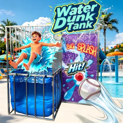 Rental Business Foldable Easymove Splash Dunk Tank Pitch Burst for Party Rental for Home Used Dunker Bag